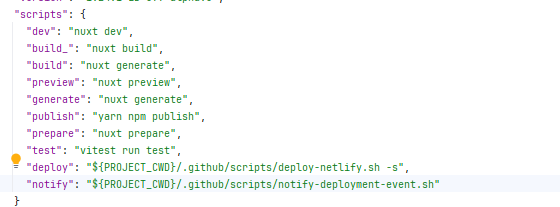 Custom Netlify deployment script call in package.json Nx